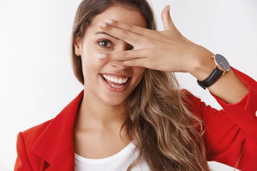 Smile showing teeth at Best Dentist in Al Rigga, Dubai